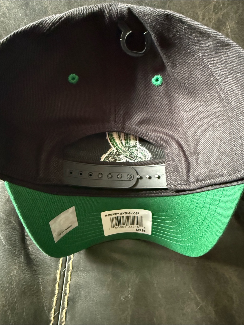 New Dayton Dragons Black and Green Embroidered 'D' Baseball Cap Adjustable - Picture 4 of 7